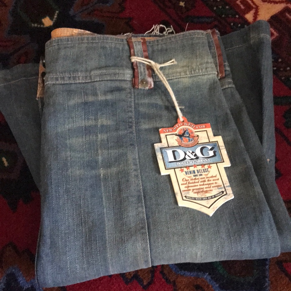 Dolce and Gabbana denim skirt!